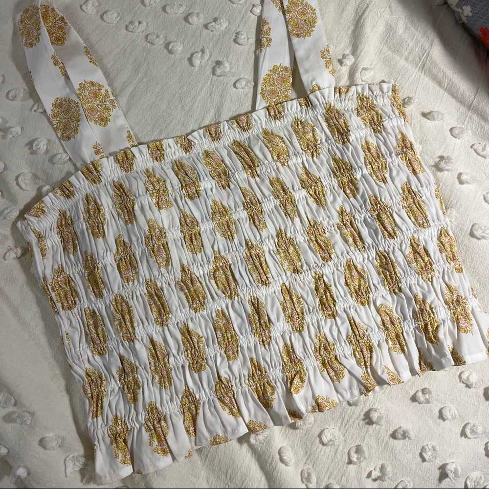 NWT Block print J. Crew top